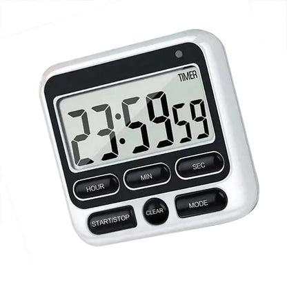 Digital Kitchen Timer with Magnetic Back and Countdown Feature