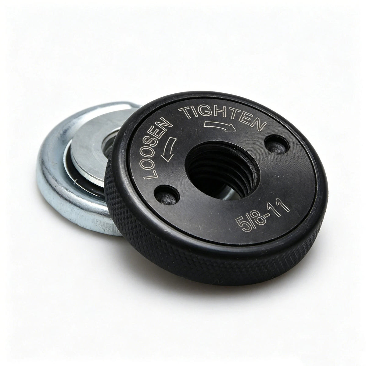 Flange Nut Kit for Angle Grinder (5/8"-11) - D-Ring & Knurled