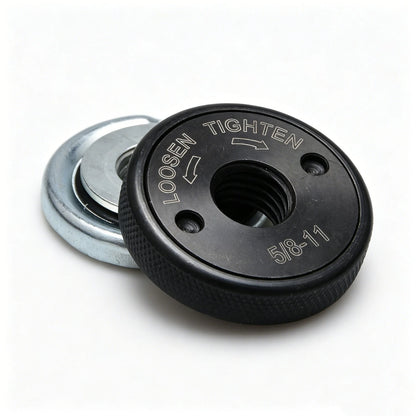 Flange Nut Kit for Angle Grinder (5/8"-11) - D-Ring & Knurled