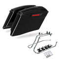 4" Stretched Saddlebags Conversion Brackets for Harley Softail Fatboy (1984–2017)