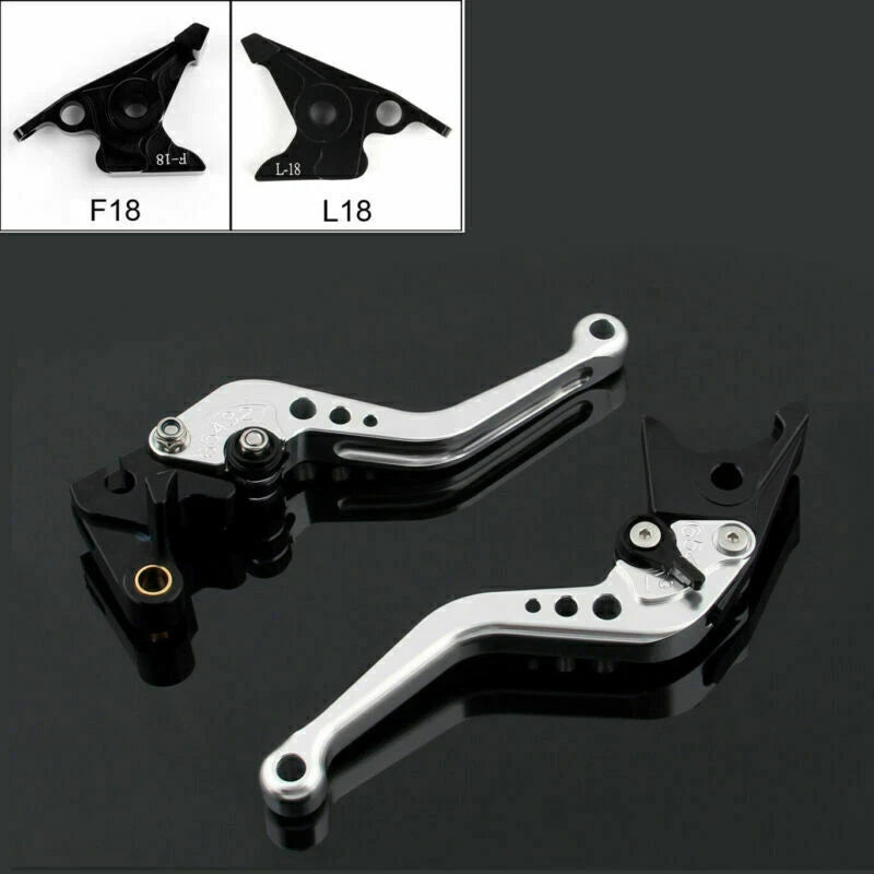 Short Brake Clutch Levers for BMW C650GT (2012–2015) F18/L18 Silver T9