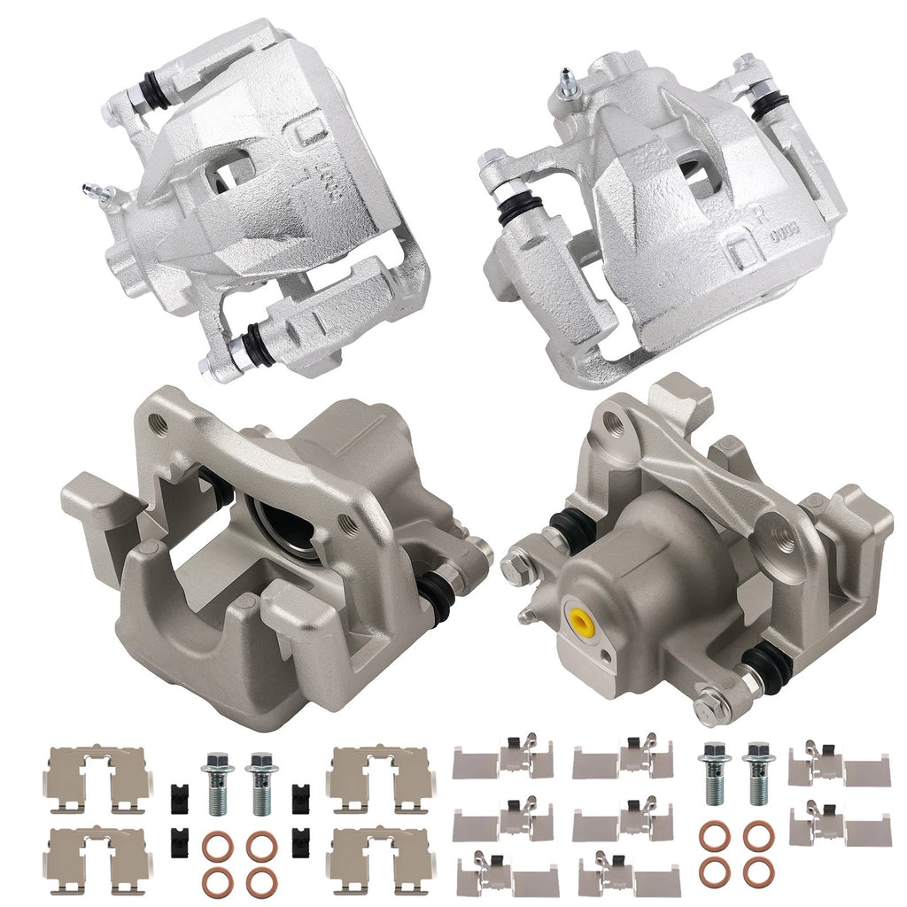 Front Rear Brake Calipers w/Bracket for Toyota Avalon (2013–2018) Camry (2012–2017)