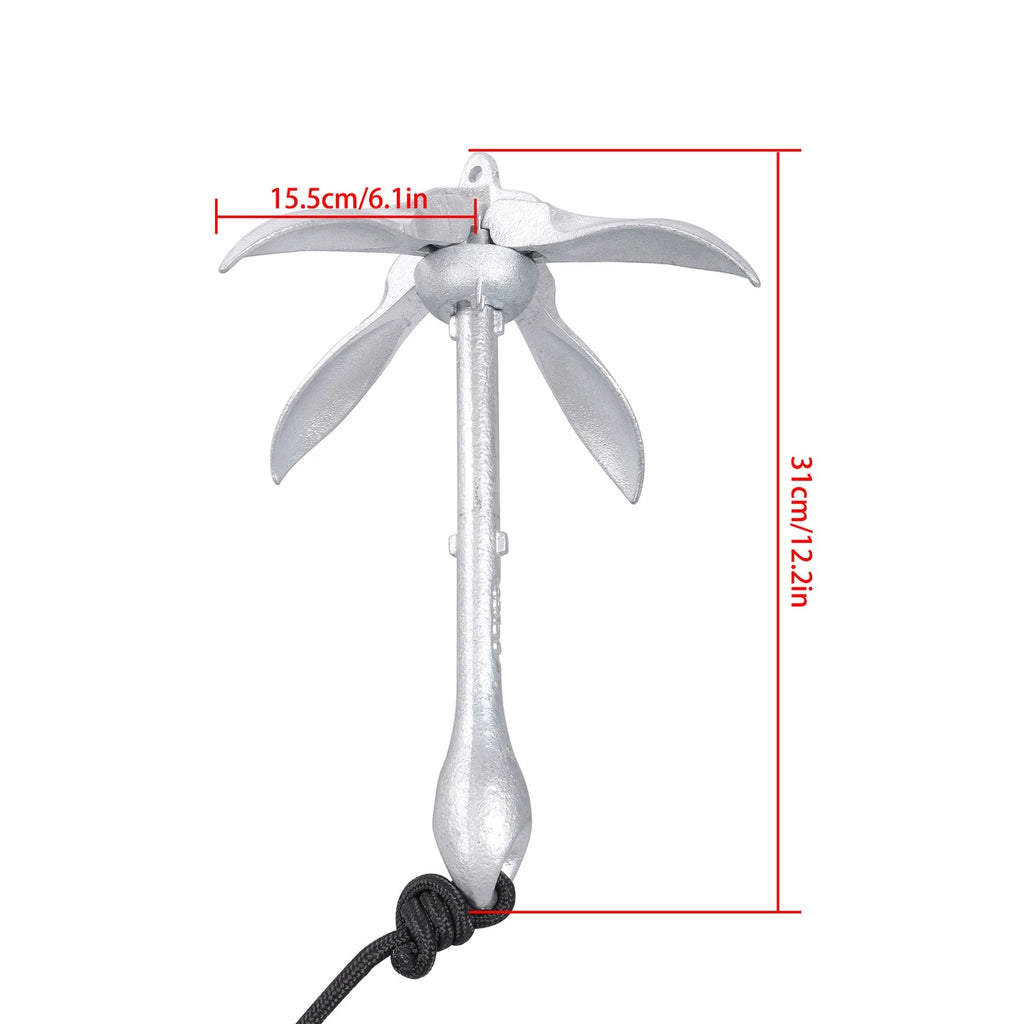 1-Pack Grapnel Anchor for Kayak (5.5LB)