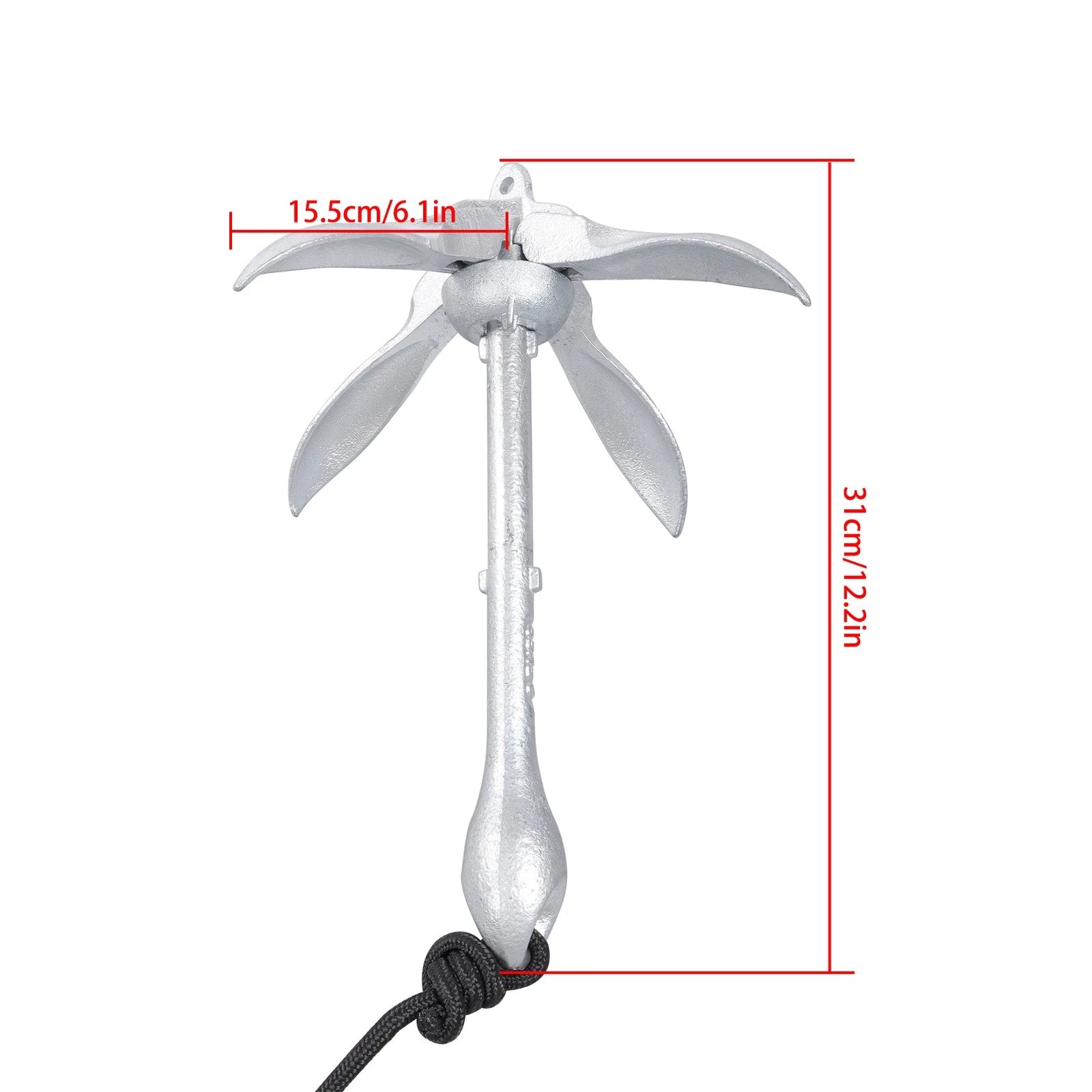 1-Pack Grapnel Anchor for Kayak (5.5LB)
