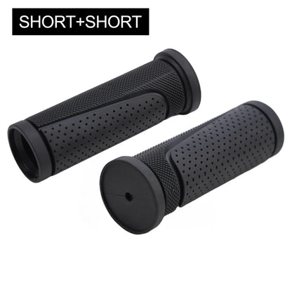 Handlebar Grips for Bicycle (Long/Short) - Black Cycling Accessories