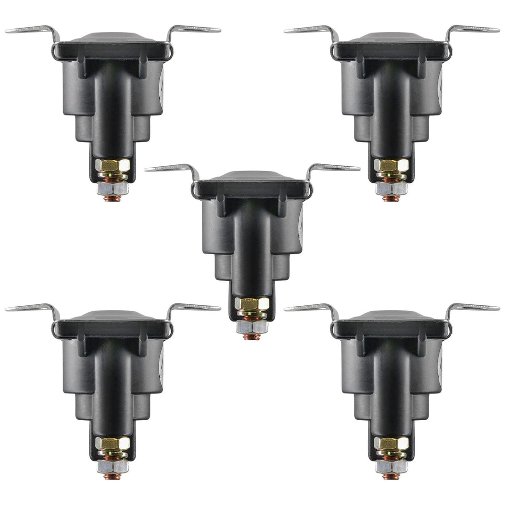 Set of 5 Starter Solenoid Relays for Mercury Marine (89-818864T, 89-96158, 89-96158T)