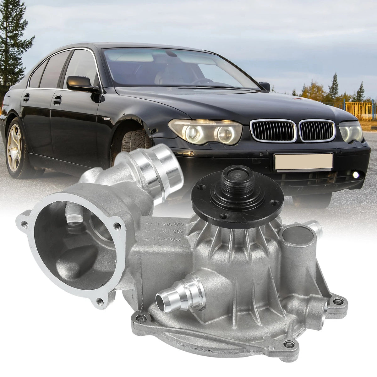 Water Pump Replacement for BMW 745i 745Li (2002–2003)