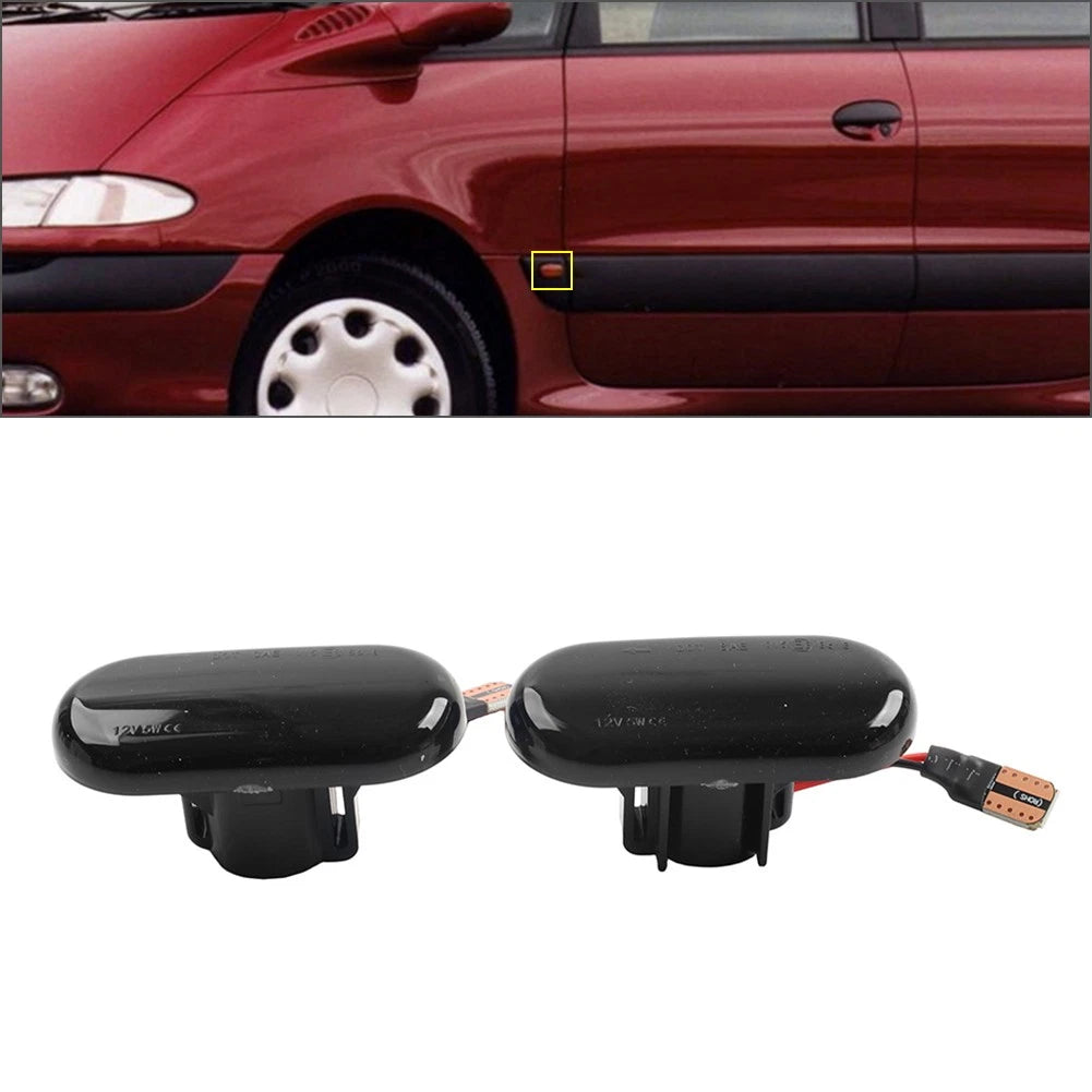 1 Pair Front Side Marker Lamp Turn Signal for Renault Clio Twingo