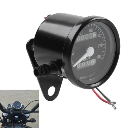 Universal Odometer Speedometer Tachometer Gauge for Motorcycle (12V)
