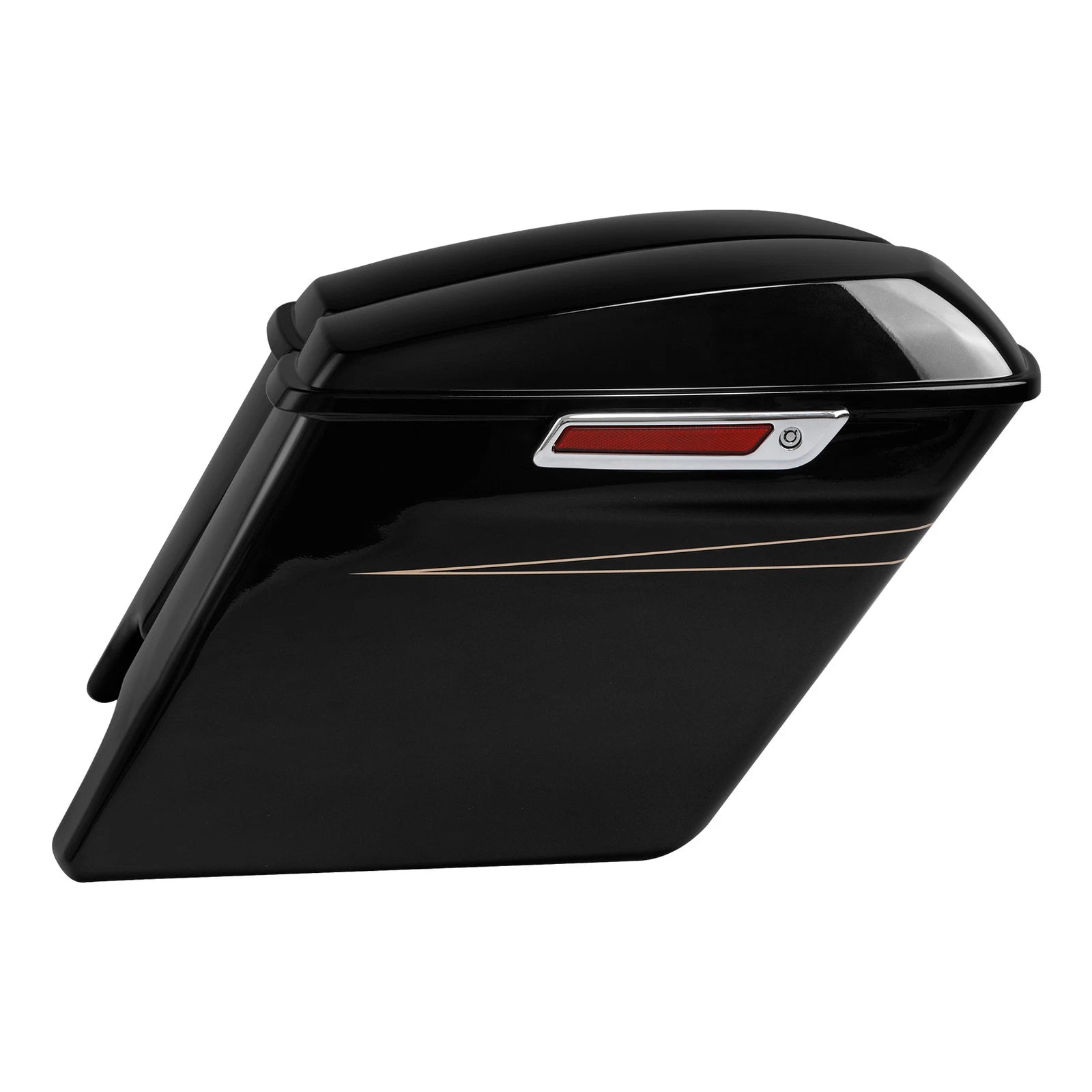 5" Stretched Saddlebags for Harley Electra Glide (2014–2023) Black Quartz