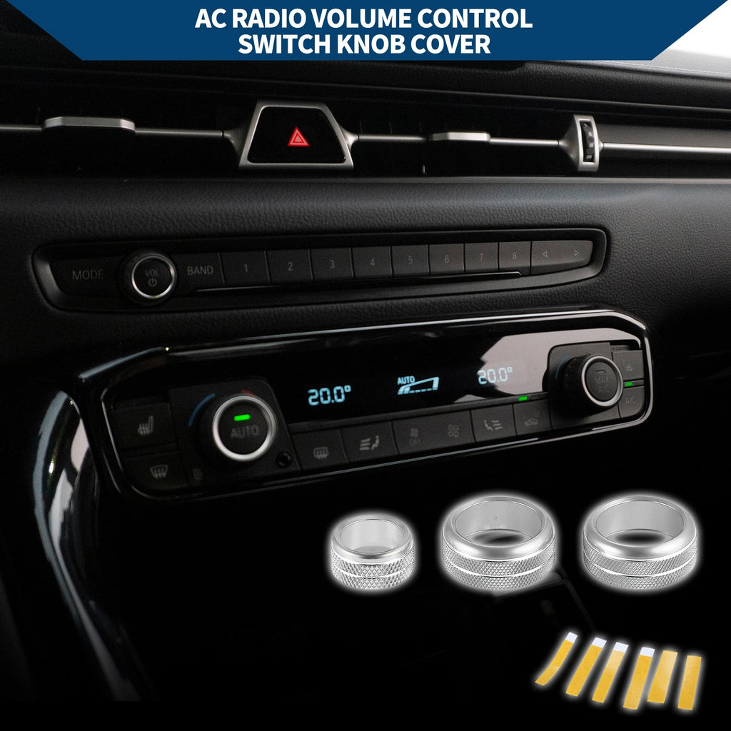AC Radio Switch Knob Cover Ring Replacement for Toyota Supra (2018–2022)