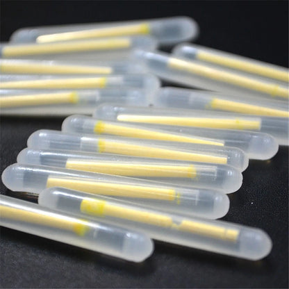 100pcs 1.5" Mini Glow Sticks Green for Night Golfing/Fishing