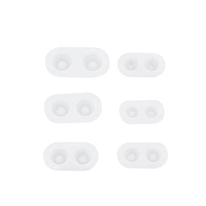 Set of 6 Silicone Molds for Doll Eyes - Flexible, Durable