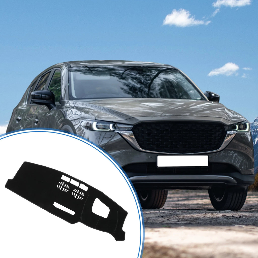 Dash Cover Mat Protector for Mazda CX-5 KF (2016–2023) Black