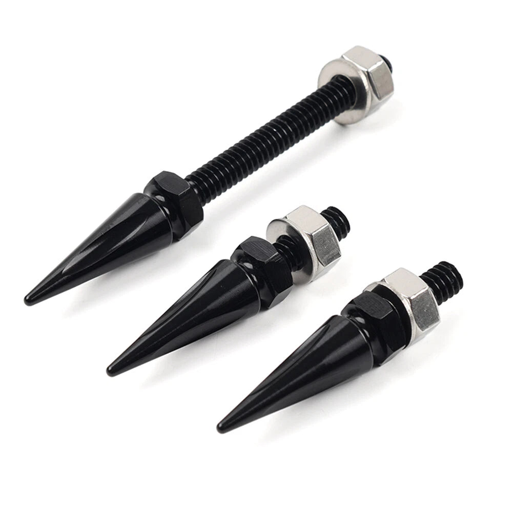 Black Windshield Spike Bolts for Harley Street Glide Electra Tri Glide (2014–2023)