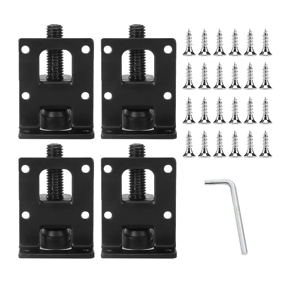 Set of 4 Adjustable Leveling Feet for Heavy Furniture