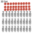 30Pcs Carburetor Float Valve Needle Seat Kit for Briggs & Stratton (398188)