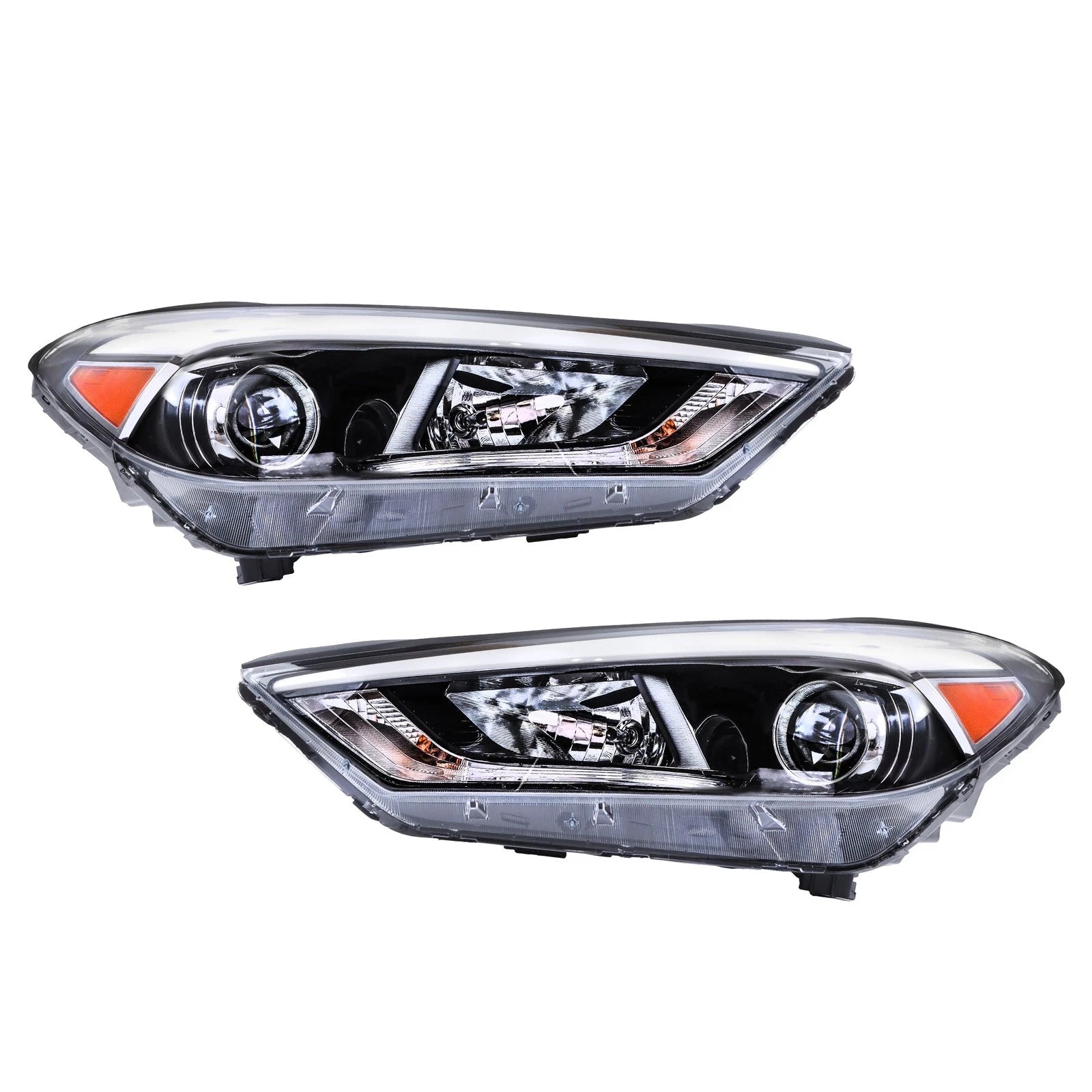 Headlight Assembly for Hyundai Tucson (2016–2018) Halogen, Driver & Passenger