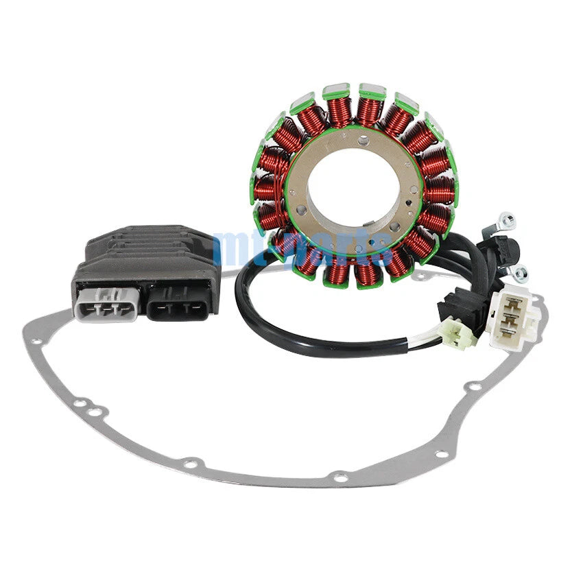 Stator Coil + Regulator Rectifier + Gasket for Yamaha XVS1300CT (2007–2009)