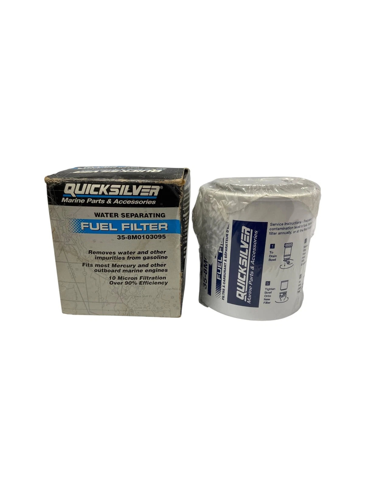 Water Separating Fuel Filter for Quicksilver 35-8M0103095 (OEM)