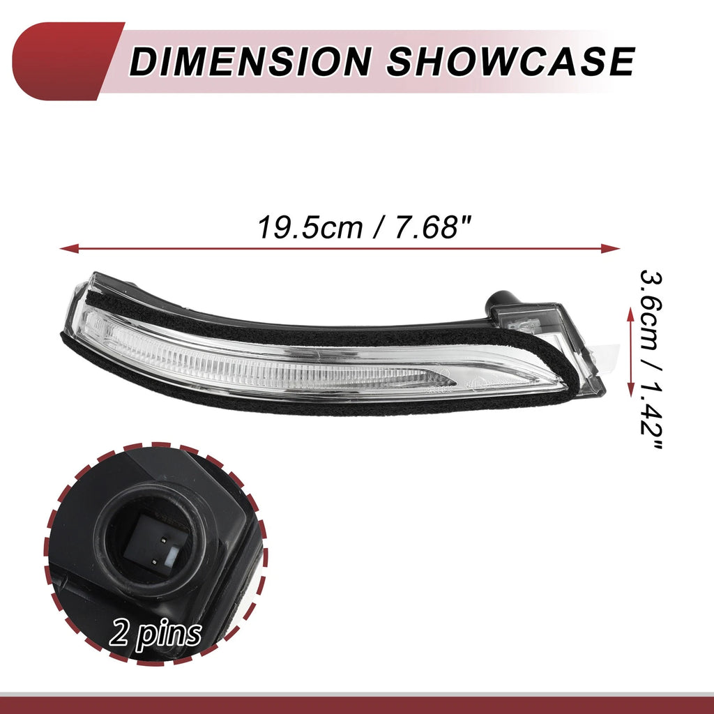 Mirror Turn Signal Light Replacement for Hyundai Elantra Right (2011–2016)