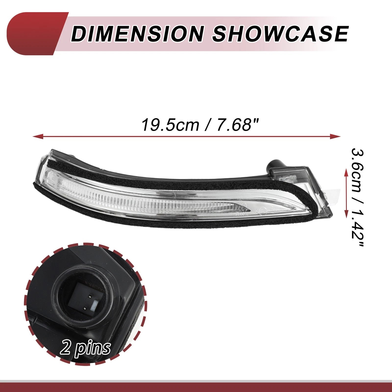 Mirror Turn Signal Light Replacement for Hyundai Elantra Right (2011–2016)
