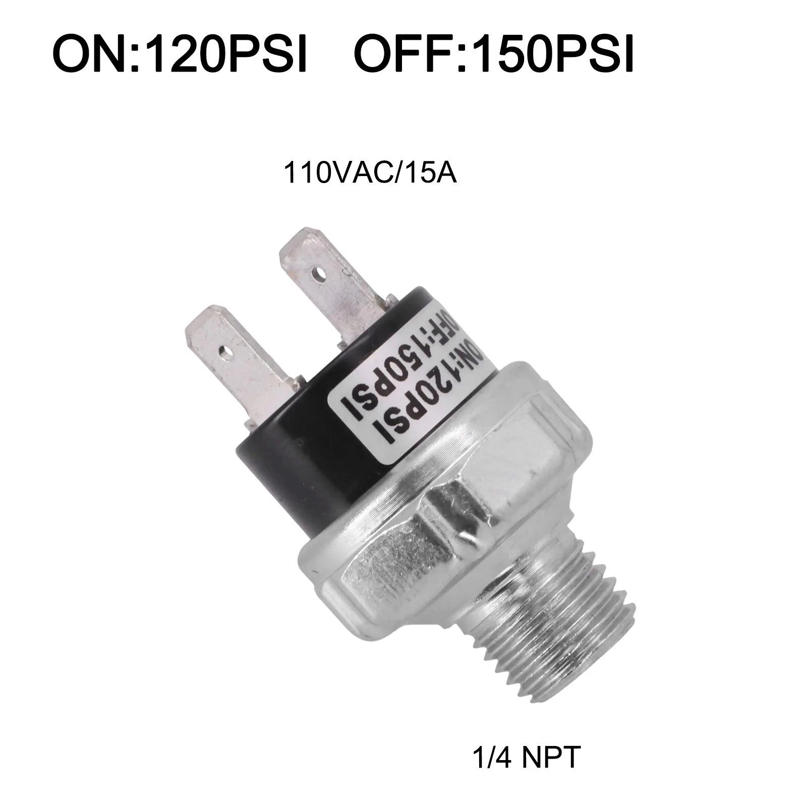 Air Suspension Pressure Switch Tool 1/4NPT Male Thread AC110V