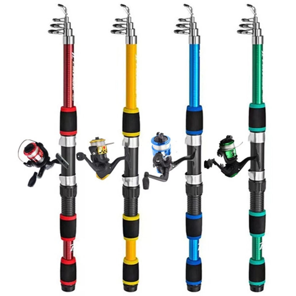 Telescoping Fishing Pole Set with Accessories for Lightweight Use (1)