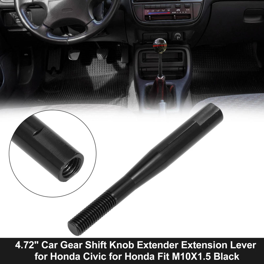 Gear Shift Knob Extender Lever Replacement for Honda Civic Fit (M10x1.5)