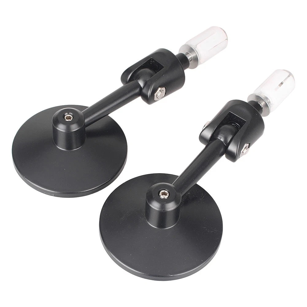 7/8'' Round Rear View Handlebar Mirrors for Honda Suzuki Kawasaki (Universal)