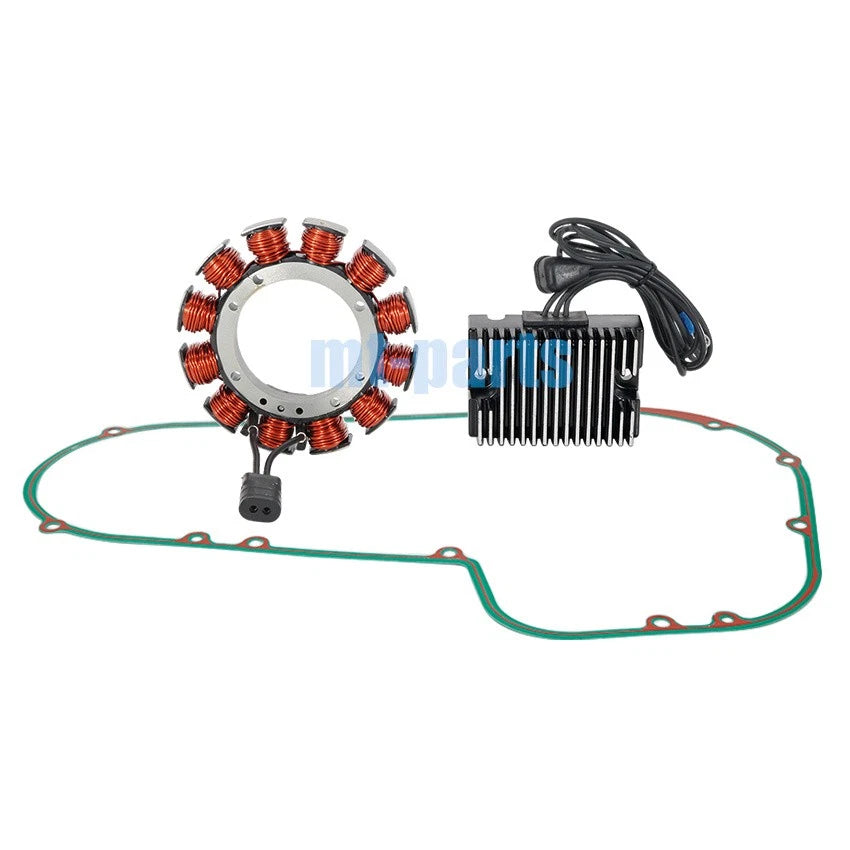 Stator Coil, Regulator Rectifier, Gasket for Harley-Davidson FXR Custom (1985–1987)
