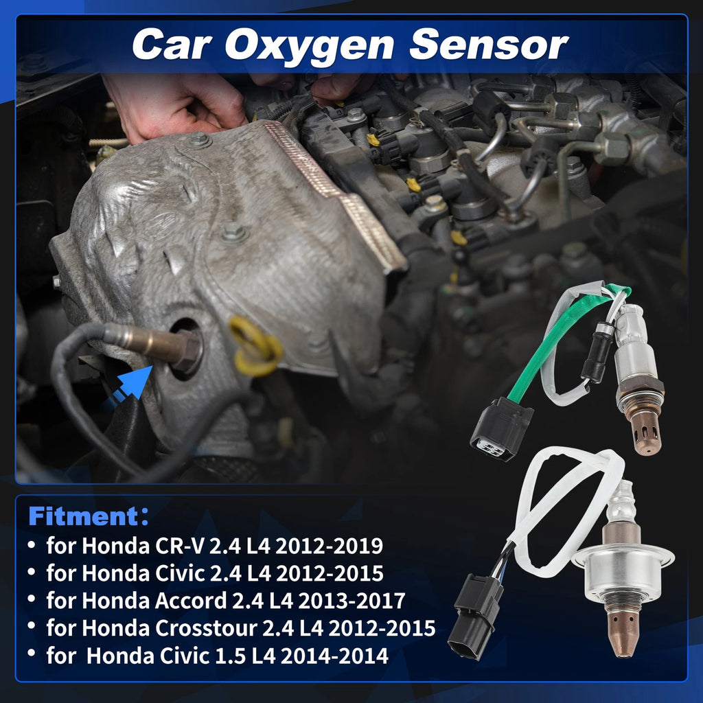 2X Upstream & Downstream Oxygen Sensor for Honda CR-V 2.4 L4 (2012–2019)