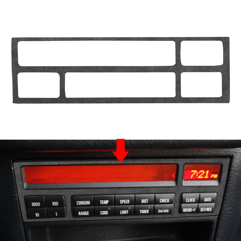1pc Black CD Button Panel Trim for BMW 3 Series E36 (1991–1999)