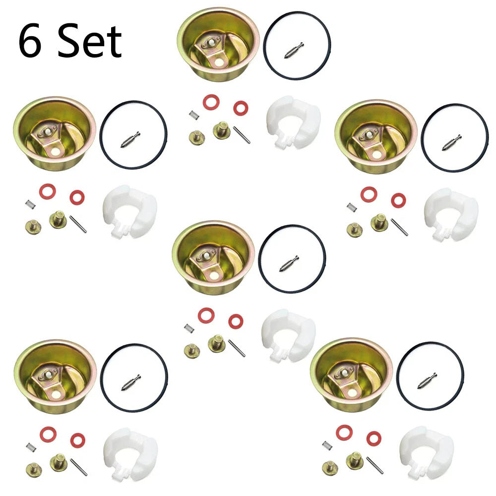 Set of 6 Carburetor Repair Kits for Honda GX120 GX160 GX200