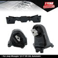 3X Engine Motor Mount & Transmission Mount Set for Jeep Wrangler (2012–2017)