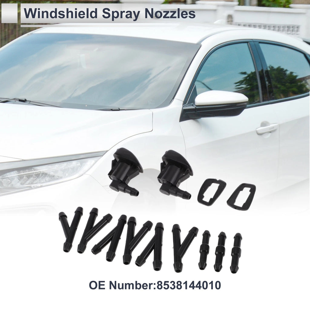 Washer Nozzle Set with Hose Connectors for Toyota (2010–2018)