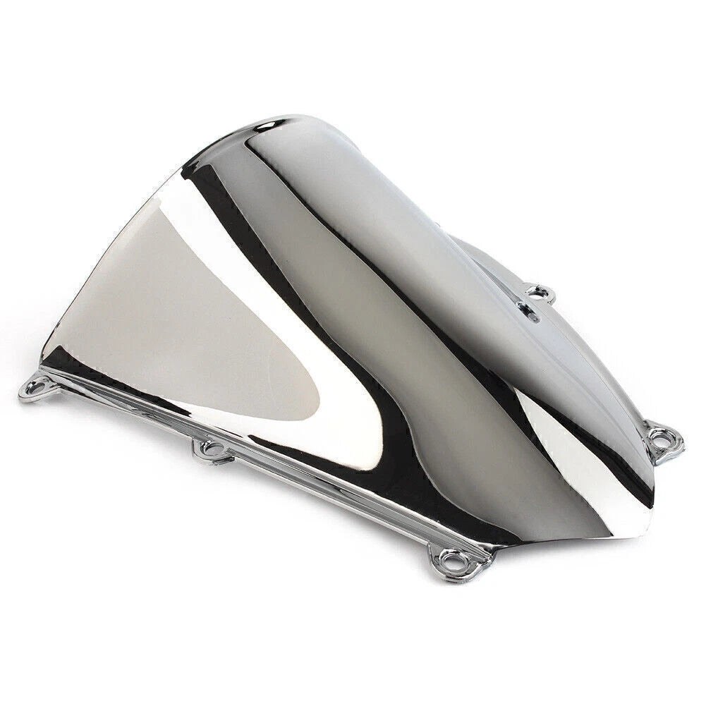 Front Windshield Windscreen Double Bubble For Honda CBR 600 RR F5 2007-12 Silver