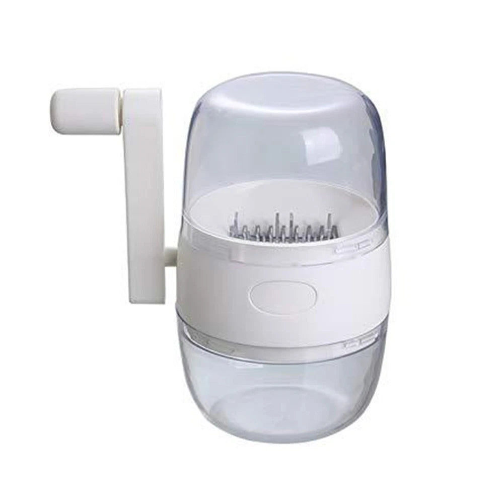 Stainless Steel Hand Operated Nut Chopper for Garlic Dried Fruit