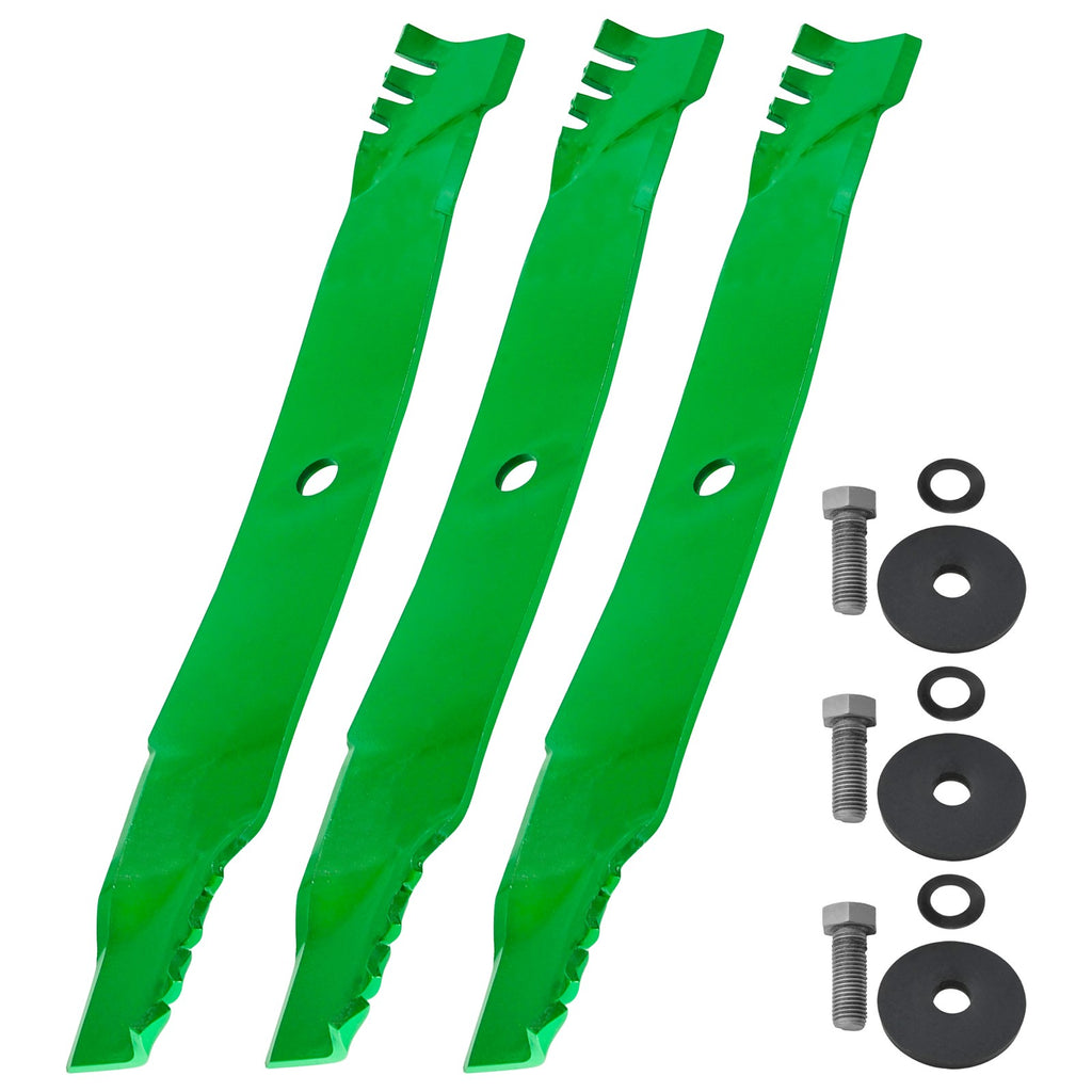 72 Inch Deck Blade with Bolt Replacement for John Deere 2032R 2038R (2013–2020)
