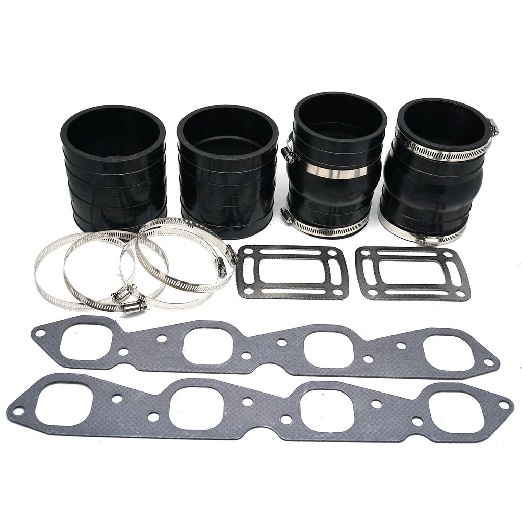 Exhaust Manifold Bellow Repair Kit W/Gasket for OMC 7.4 8.2L V8 (3850496)
