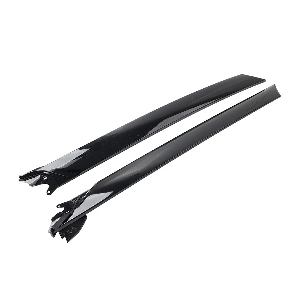 2X Black Front A-Pillar Windshield Molding Panel for Range Rover Velar (2018–2023)