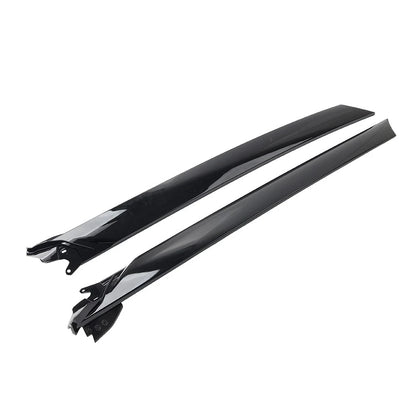 2X Black Front A-Pillar Windshield Molding Panel for Range Rover Velar (2018–2023)
