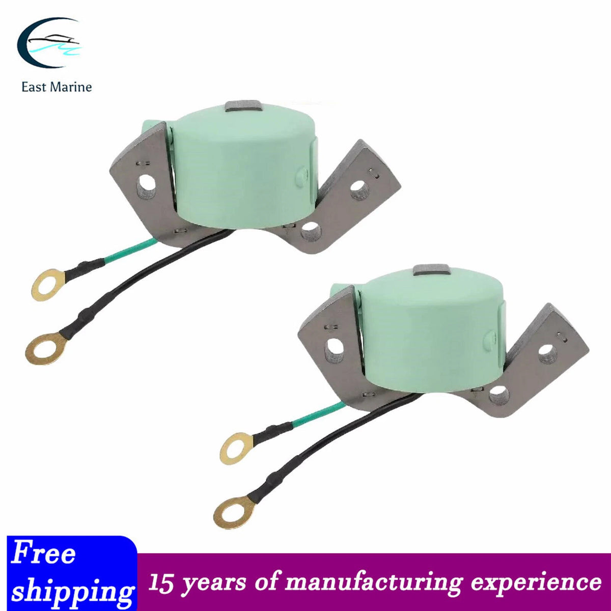 New Igintion Coil for OMC Johnson Evinrude Outboard 582995 584477 580416 2 Pack