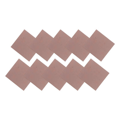 10 Pieces PCB Copper Clad Boards for Circuit Etching (10x10cm)