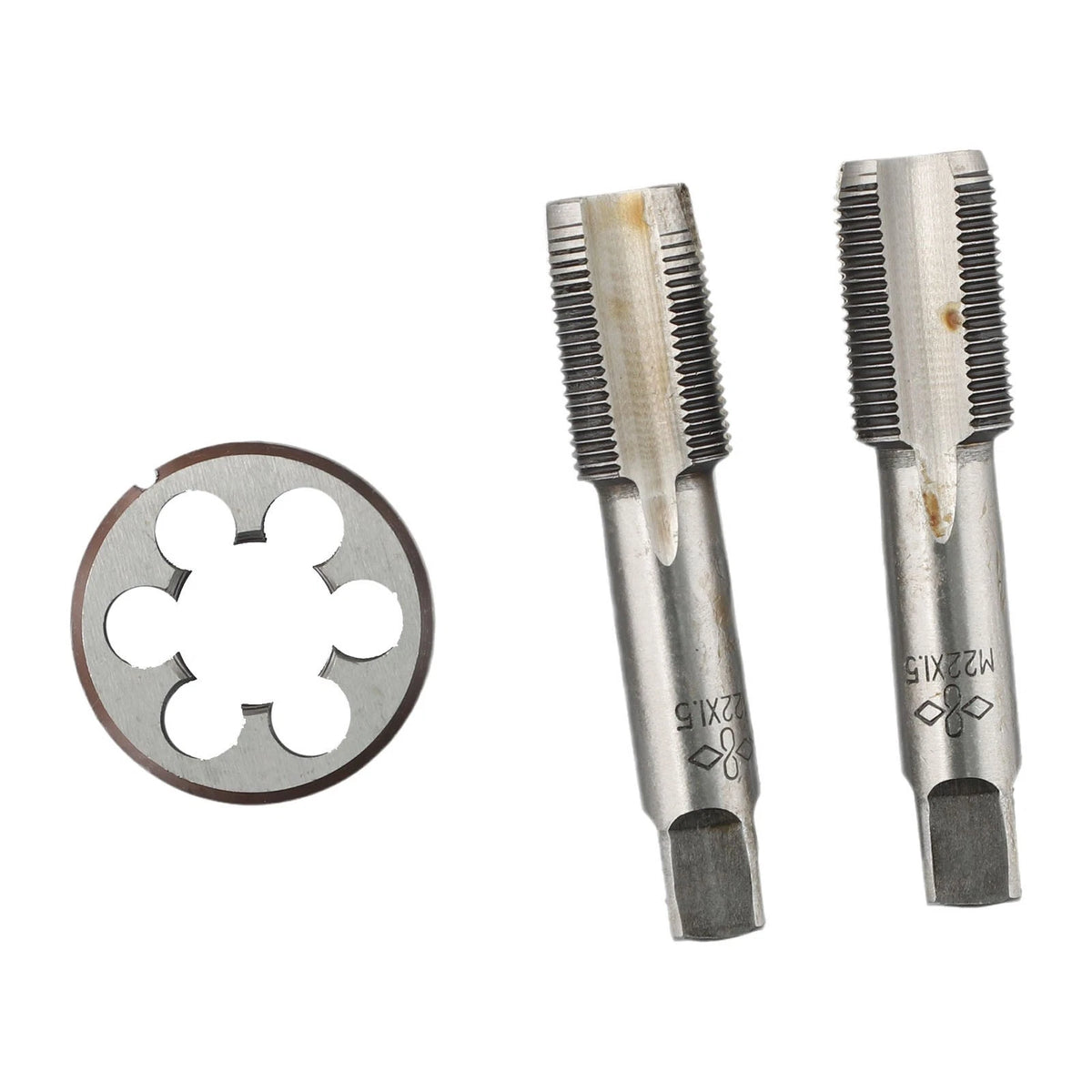 M22 X 1.5mm Tap & Die Set for CNC Metalworking & Manufacturing