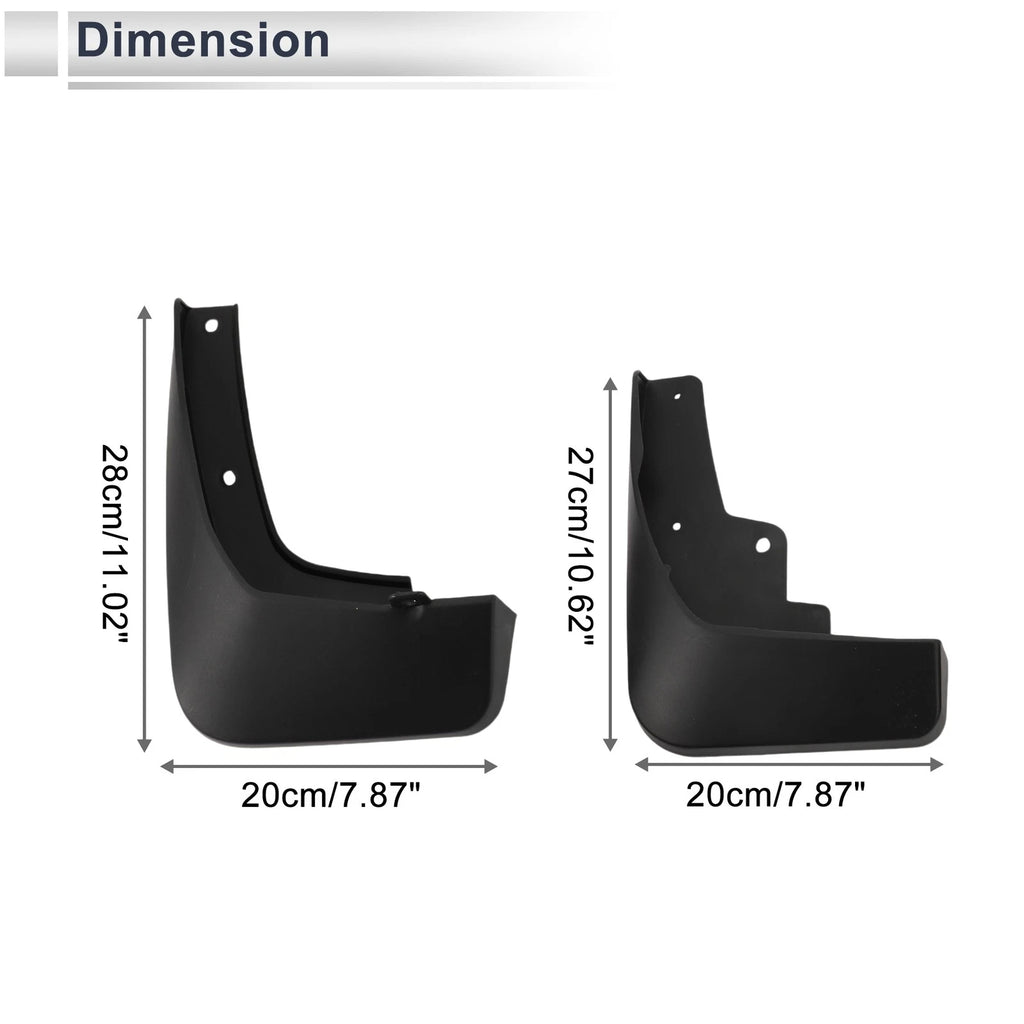 Mud Flaps Splash Guards 1 Set for Mazda CX-4 (2020–2023)