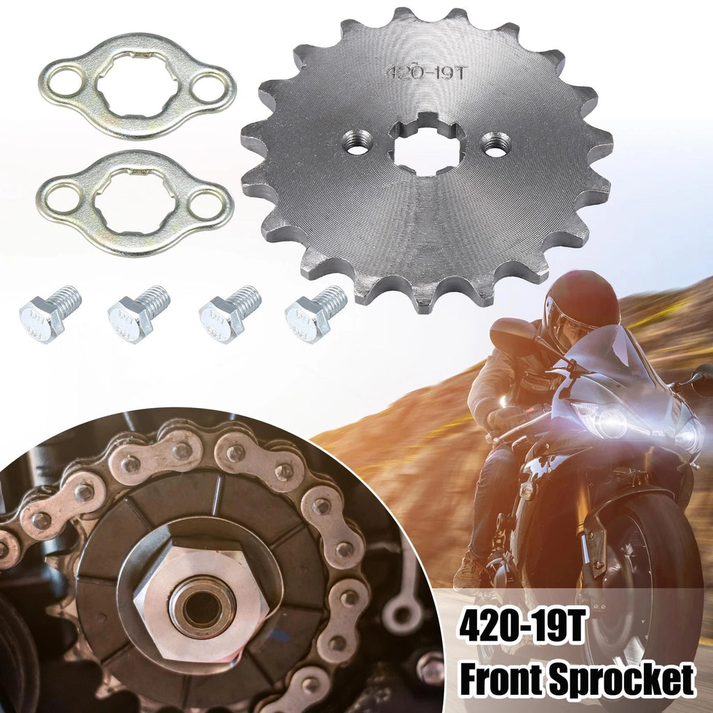 Front Motorcycle Sprocket 17mm 19T Replacement for Honda 50cc 70cc (1968–2016)