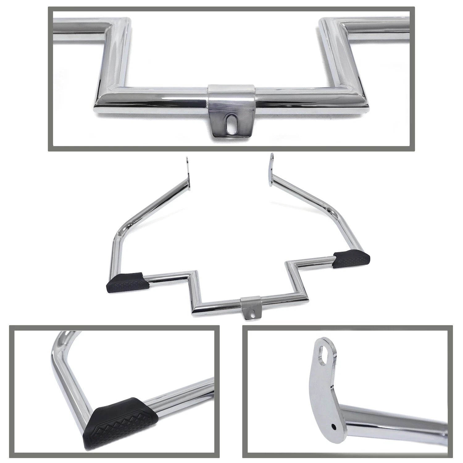Chrome Engine Guard Crash Bar for Harley Heritage Softail Slim Deluxe (2000–2017)