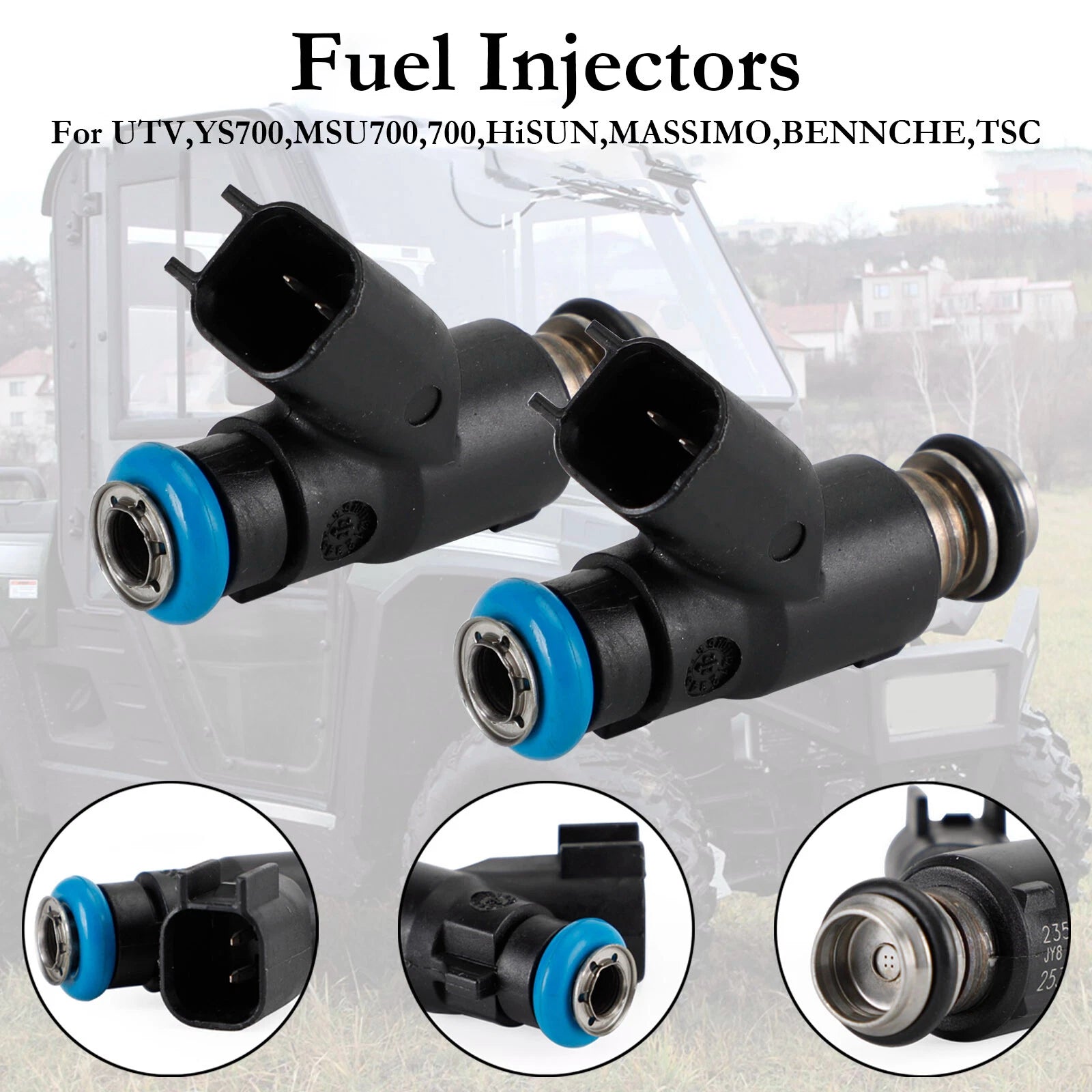 2X Fuel Injector for HiSun EFI 700 ATV UTV (2010–2023) 25377439 358800001 A9