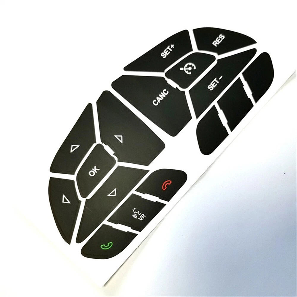 Steering Wheel Button Repair Decal for Dodge Charger (2016–2022)